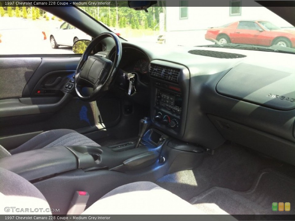 Medium Grey Interior Dashboard for the 1997 Chevrolet Camaro Z28 Coupe #83959462