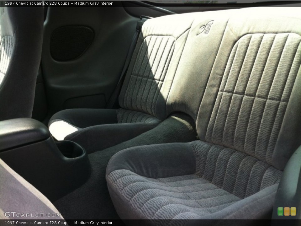 Medium Grey Interior Rear Seat for the 1997 Chevrolet Camaro Z28 Coupe #83959582
