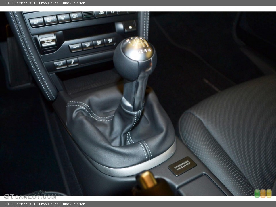 Black Interior Transmission for the 2013 Porsche 911 Turbo Coupe #83959684