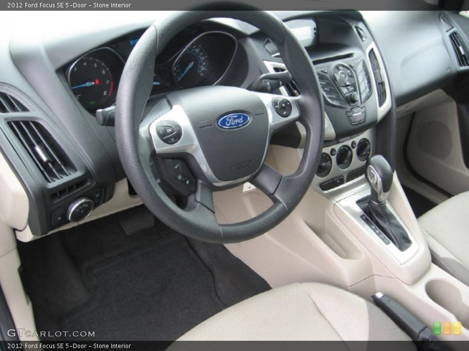 Stone Interior Prime Interior for the 2012 Ford Focus SE 5-Door #83961479