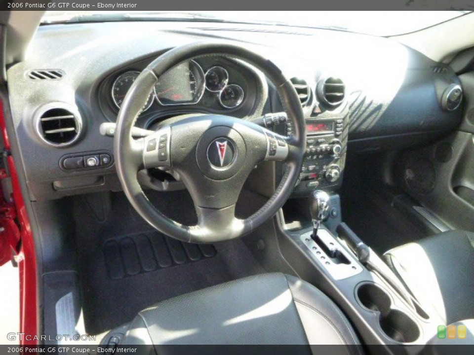 Ebony Interior Dashboard for the 2006 Pontiac G6 GTP Coupe #83962833
