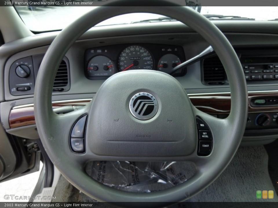 Light Flint Interior Steering Wheel for the 2003 Mercury Grand Marquis GS #83964441