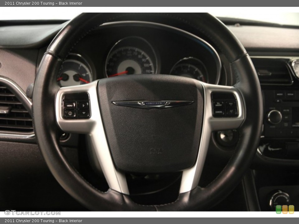 Black Interior Steering Wheel for the 2011 Chrysler 200 Touring #83965719