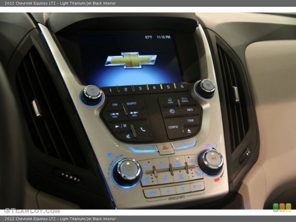 Light Titanium/Jet Black Interior Controls for the 2012 Chevrolet Equinox LTZ #83968977