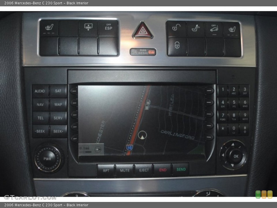 Black Interior Controls for the 2006 Mercedes-Benz C 230 Sport #83969526