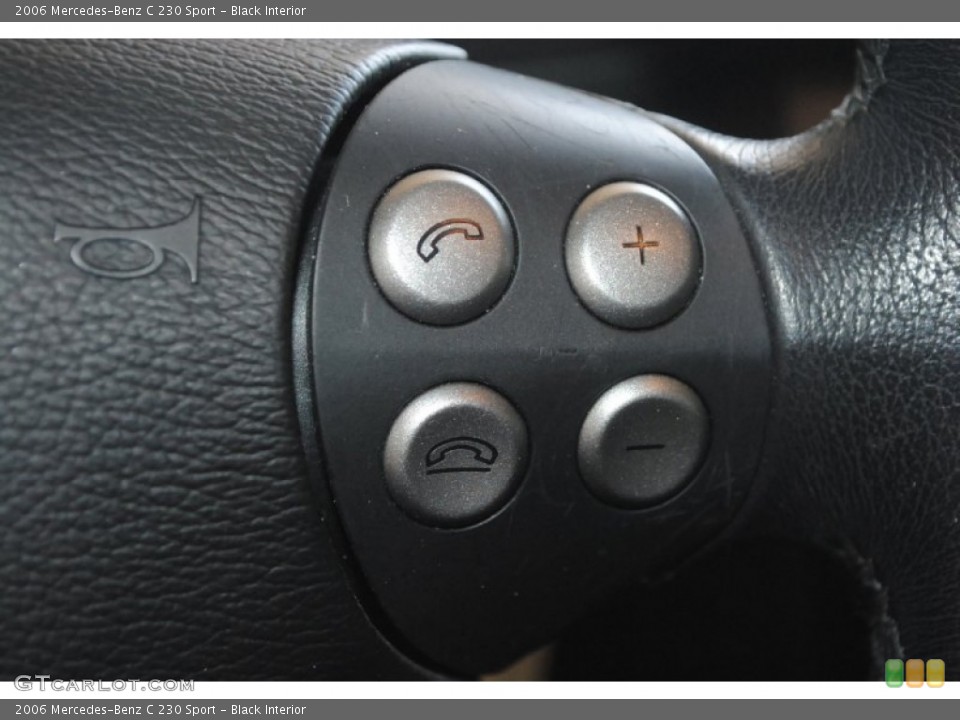 Black Interior Controls for the 2006 Mercedes-Benz C 230 Sport #83969643