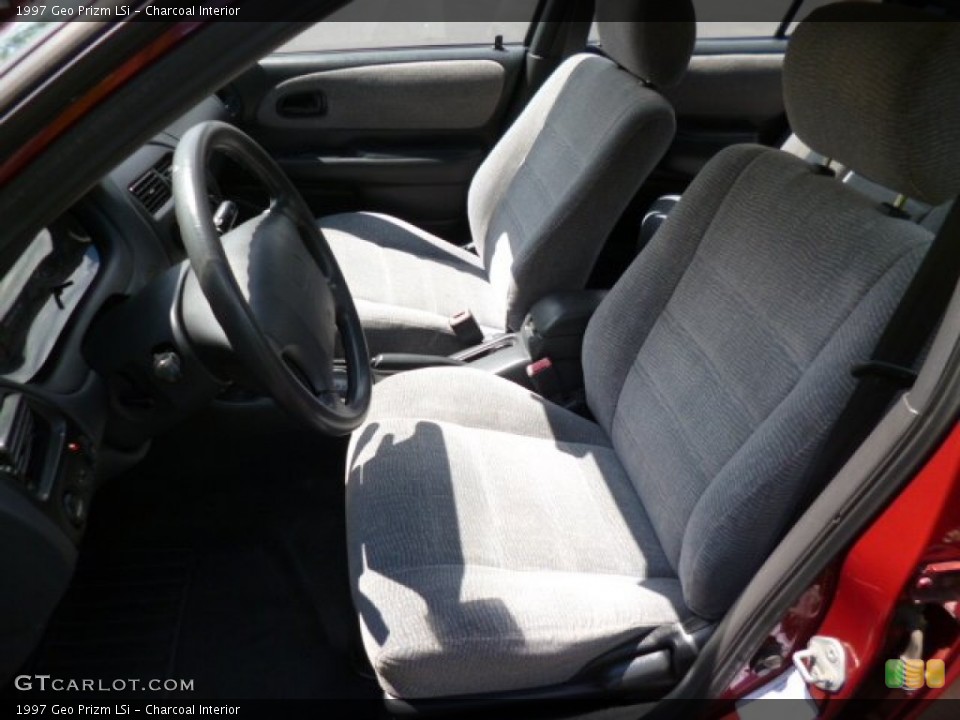 Charcoal Interior Front Seat for the 1997 Geo Prizm LSi #83969874