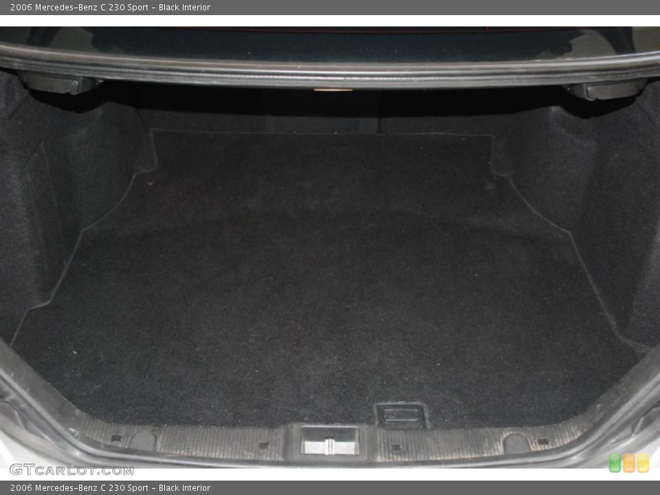Black Interior Trunk for the 2006 Mercedes-Benz C 230 Sport #83969883