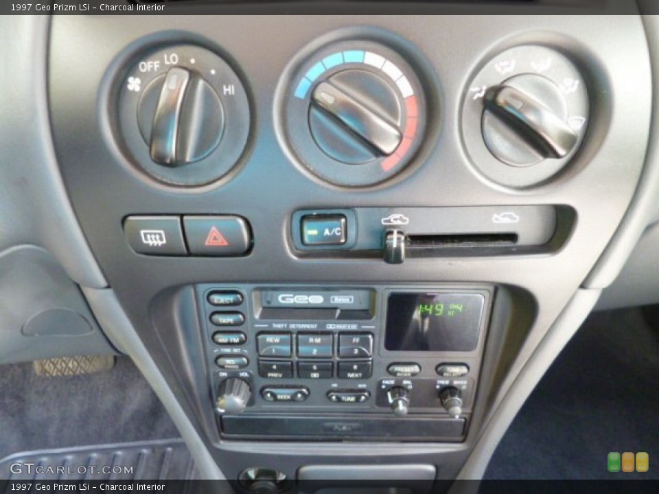 Charcoal Interior Controls for the 1997 Geo Prizm LSi #83969961