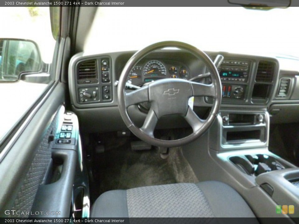 Dark Charcoal Interior Dashboard for the 2003 Chevrolet Avalanche 1500 Z71 4x4 #83971239