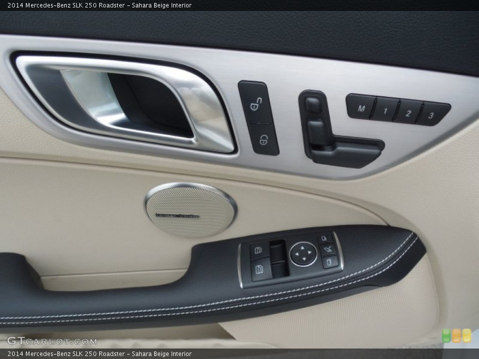 Sahara Beige Interior Controls for the 2014 Mercedes-Benz SLK 250 Roadster #83971962