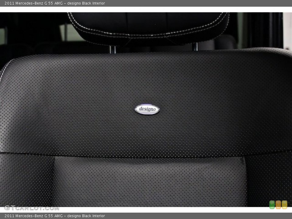 designo Black 2011 Mercedes-Benz G Interiors