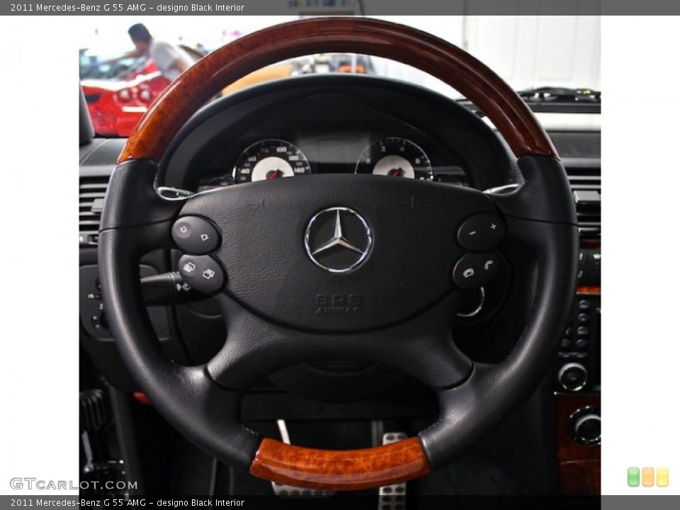 designo Black Interior Steering Wheel for the 2011 Mercedes-Benz G 55 AMG #83973291