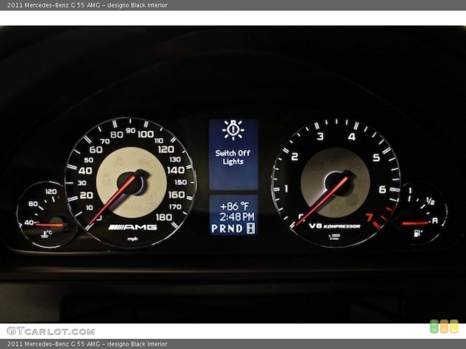 designo Black Interior Gauges for the 2011 Mercedes-Benz G 55 AMG #83973309