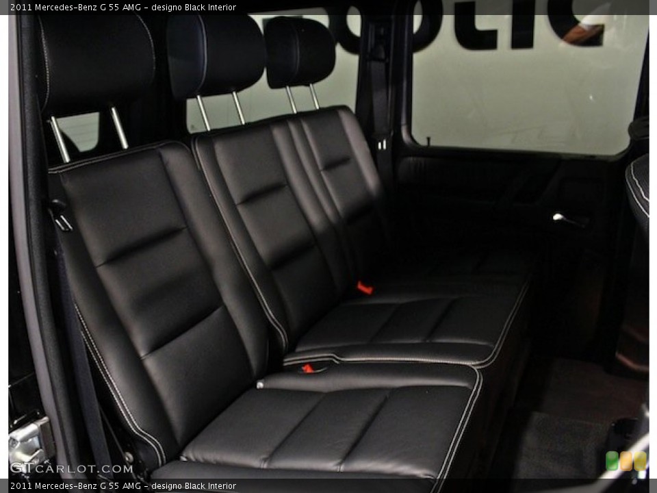 designo Black Interior Rear Seat for the 2011 Mercedes-Benz G 55 AMG #83973609