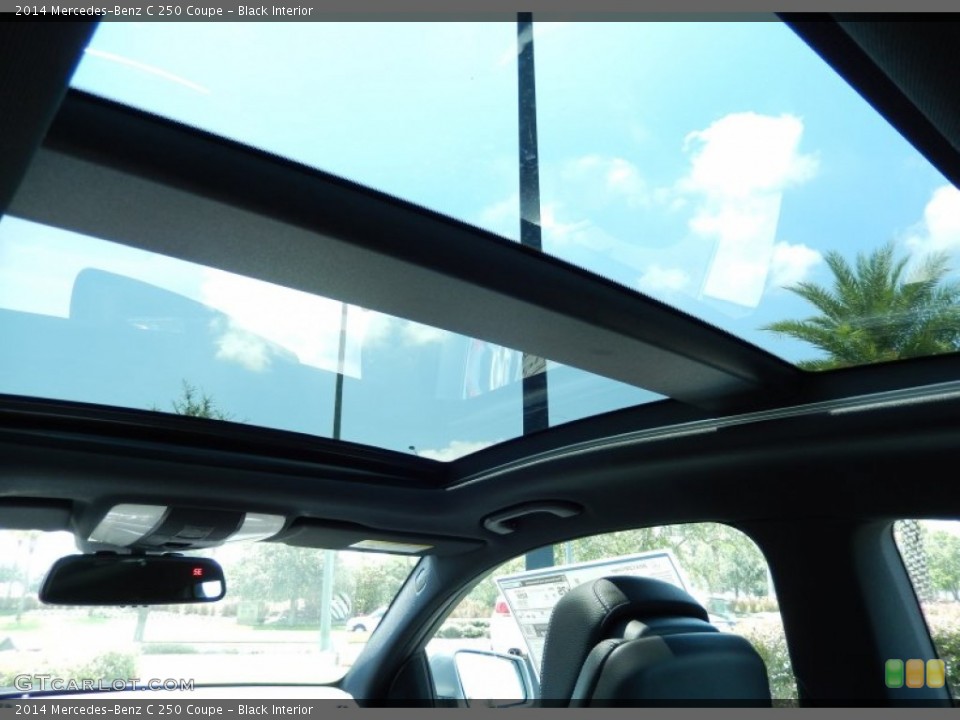 Black Interior Sunroof for the 2014 Mercedes-Benz C 250 Coupe #83973671