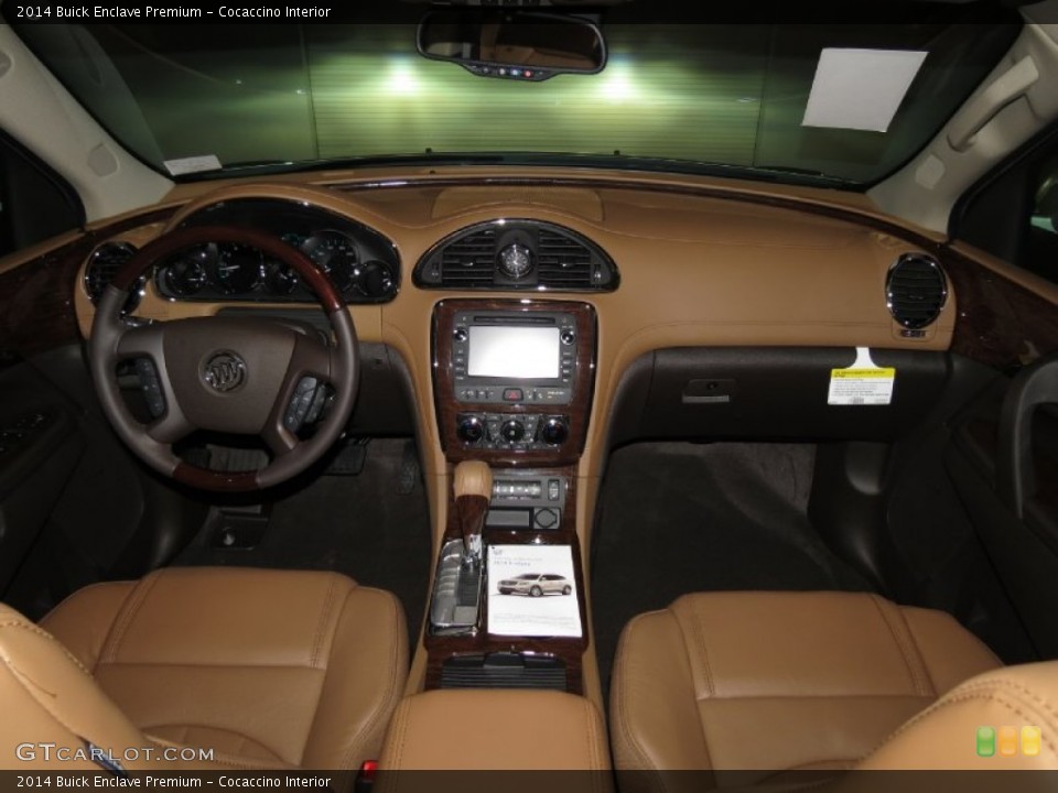 Cocaccino Interior Dashboard for the 2014 Buick Enclave Premium #83973912