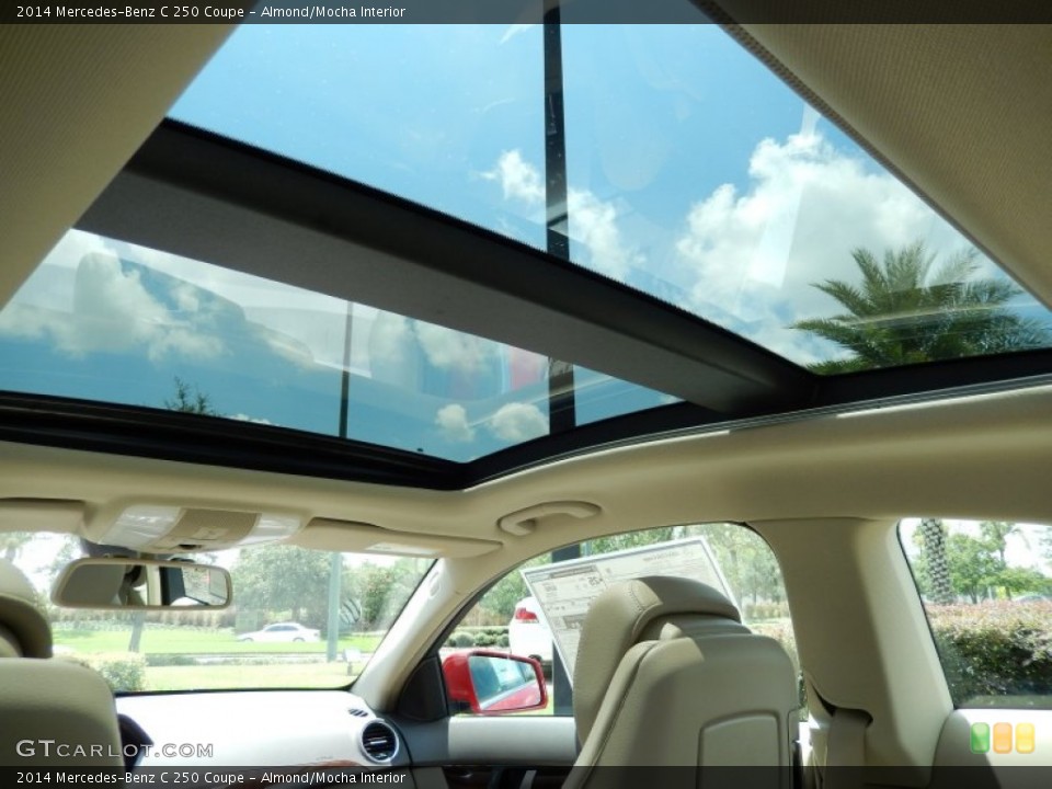 Almond/Mocha Interior Sunroof for the 2014 Mercedes-Benz C 250 Coupe #83974251