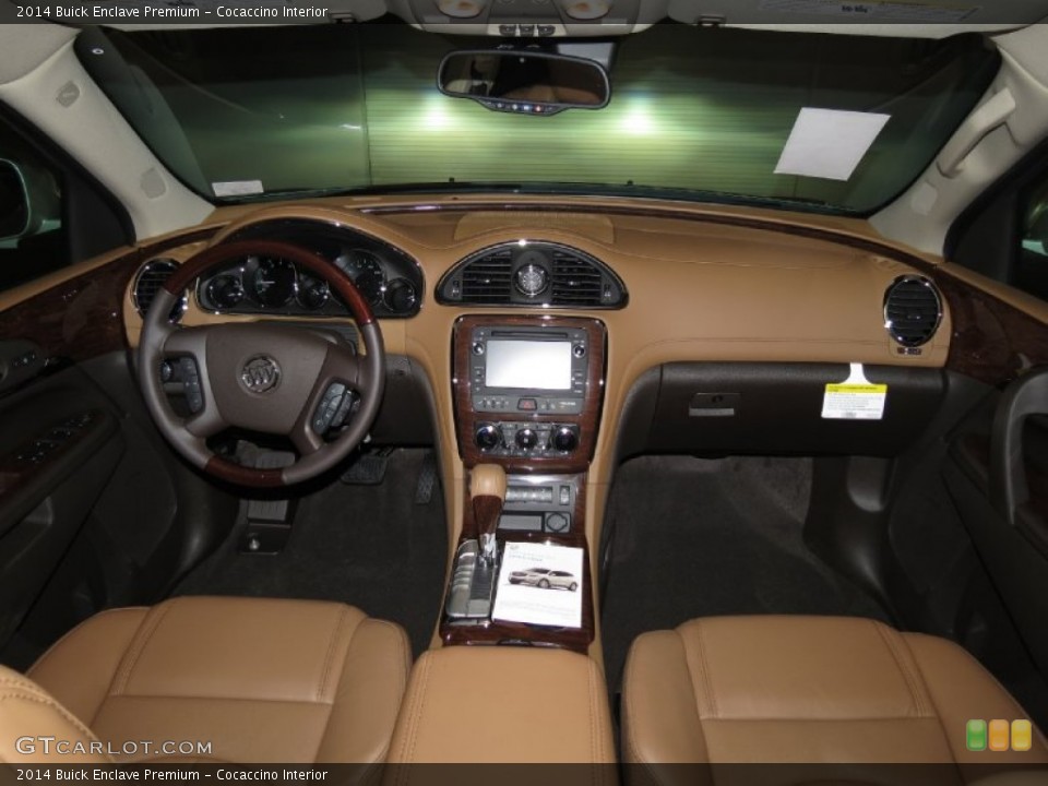 Cocaccino Interior Dashboard for the 2014 Buick Enclave Premium #83974410