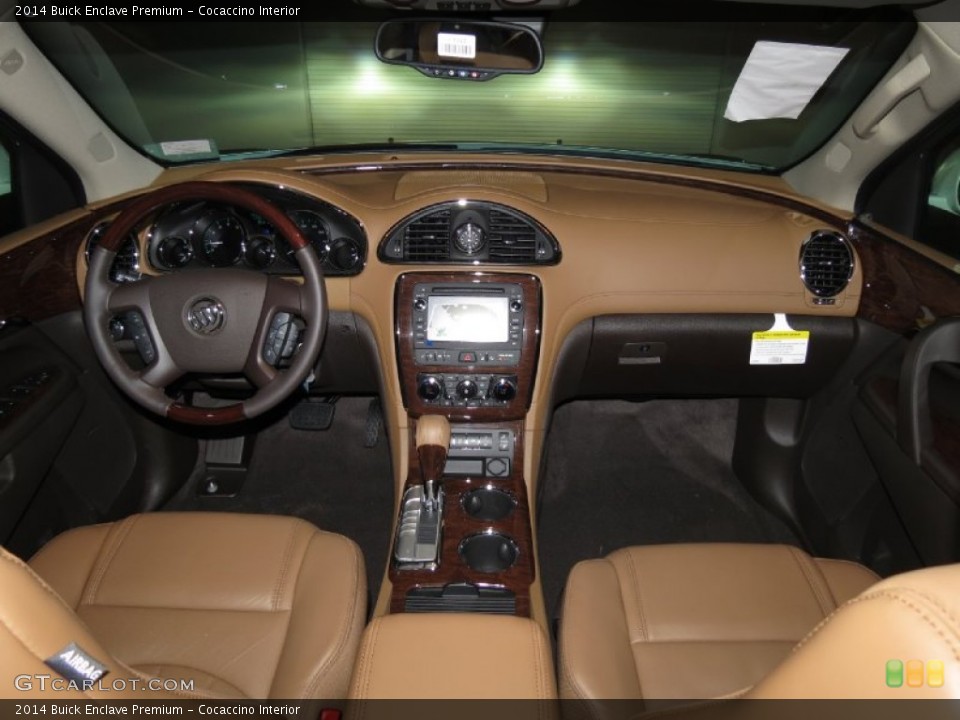 Cocaccino Interior Dashboard for the 2014 Buick Enclave Premium #83974857