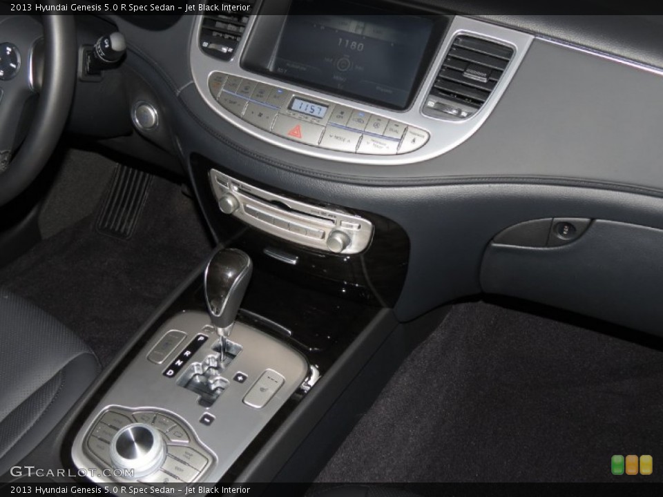 Jet Black Interior Controls for the 2013 Hyundai Genesis 5.0 R Spec Sedan #83975547