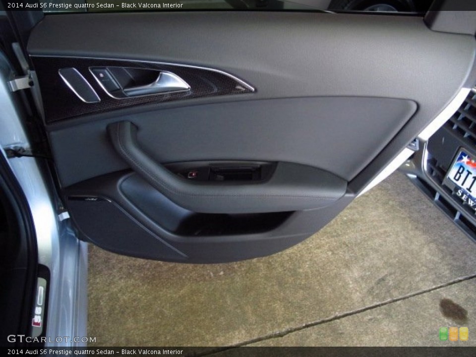 Black Valcona Interior Door Panel for the 2014 Audi S6 Prestige quattro Sedan #83979561