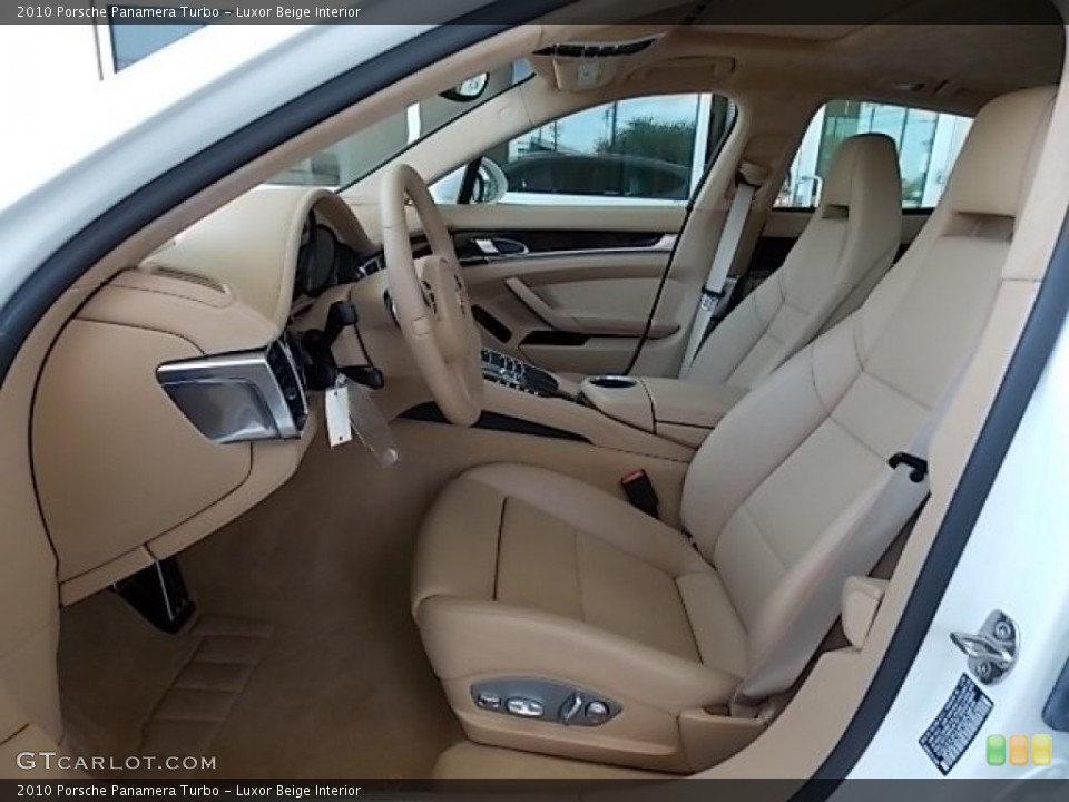 Luxor Beige Interior Front Seat for the 2010 Porsche Panamera Turbo #83979762