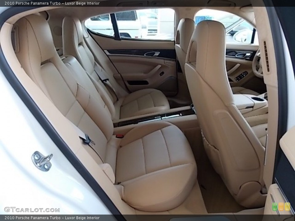 Luxor Beige Interior Rear Seat for the 2010 Porsche Panamera Turbo #83979780