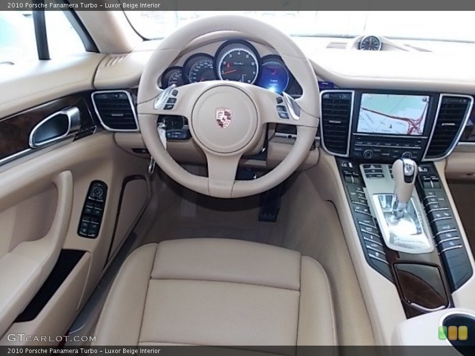 Luxor Beige Interior Dashboard for the 2010 Porsche Panamera Turbo #83979915