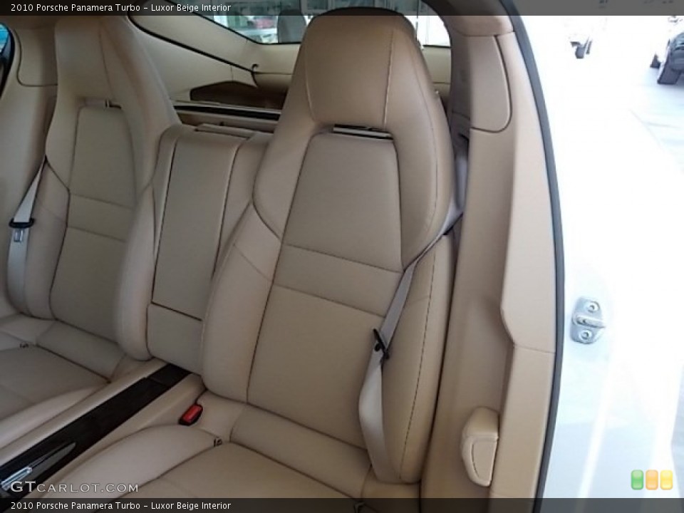 Luxor Beige Interior Rear Seat for the 2010 Porsche Panamera Turbo #83980156