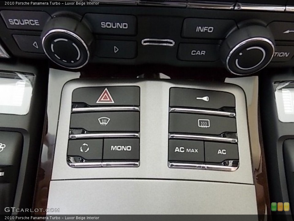 Luxor Beige Interior Controls for the 2010 Porsche Panamera Turbo #83980440