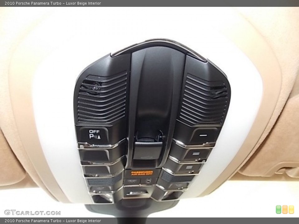Luxor Beige Interior Controls for the 2010 Porsche Panamera Turbo #83980536