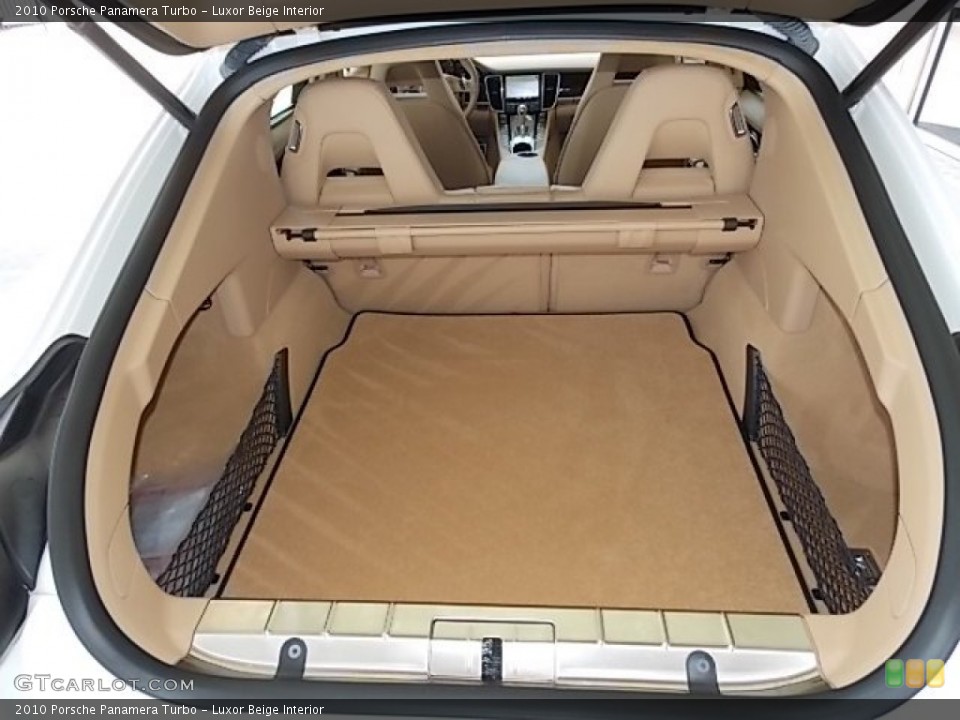 Luxor Beige Interior Trunk for the 2010 Porsche Panamera Turbo #83980569