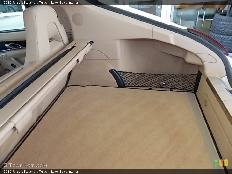 Luxor Beige Interior Trunk for the 2010 Porsche Panamera Turbo #83980605