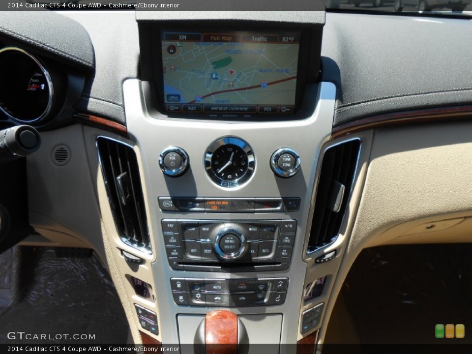 Cashmere/Ebony Interior Controls for the 2014 Cadillac CTS 4 Coupe AWD #83980968