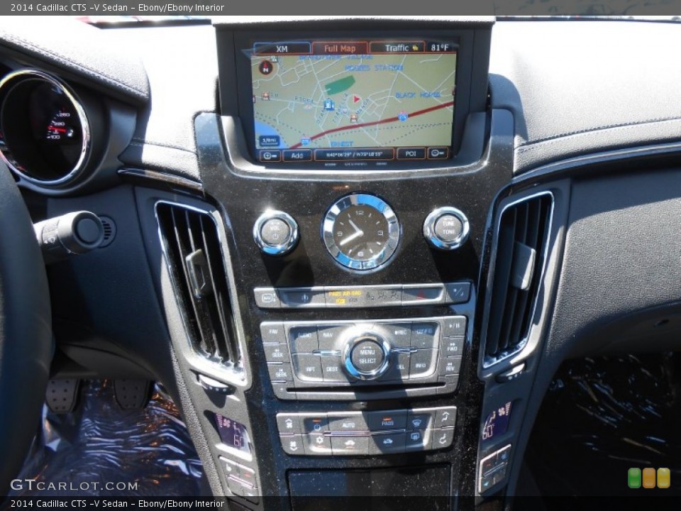 Ebony/Ebony Interior Controls for the 2014 Cadillac CTS -V Sedan #83981268