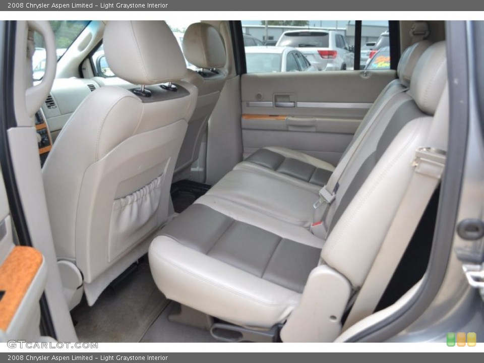 Light Graystone Interior Rear Seat for the 2008 Chrysler Aspen Limited #83982825