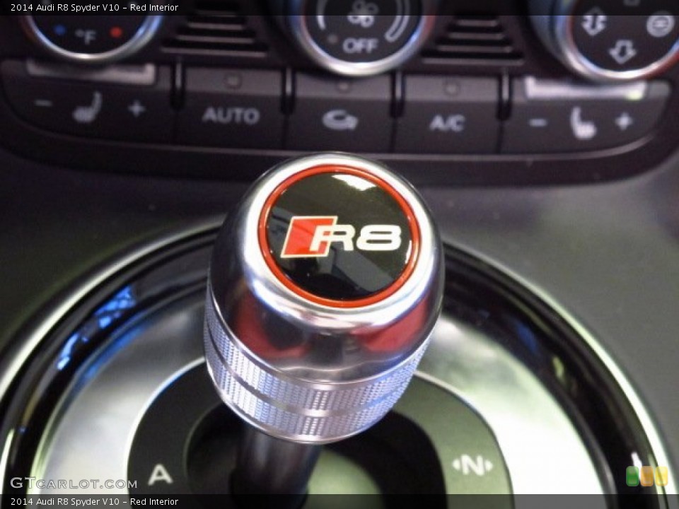 Red Interior Transmission for the 2014 Audi R8 Spyder V10 #83984040