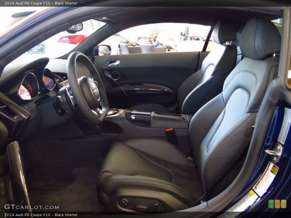 Black Interior Front Seat for the 2014 Audi R8 Coupe V10 #83984319