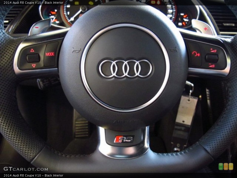 Black Interior Controls for the 2014 Audi R8 Coupe V10 #83984448