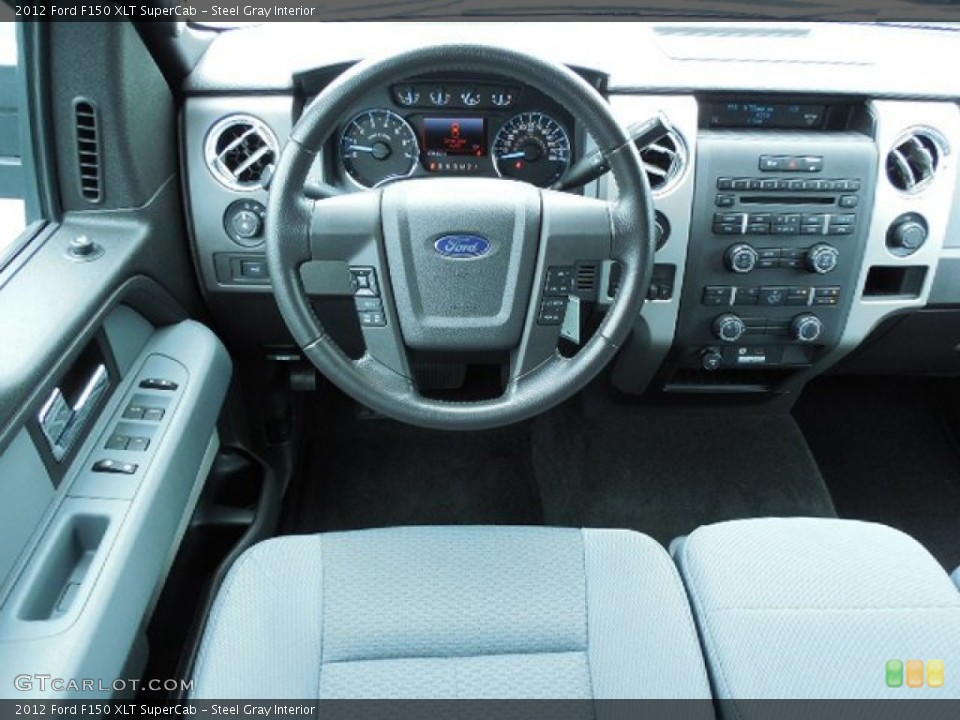Steel Gray Interior Dashboard for the 2012 Ford F150 XLT SuperCab #83984451