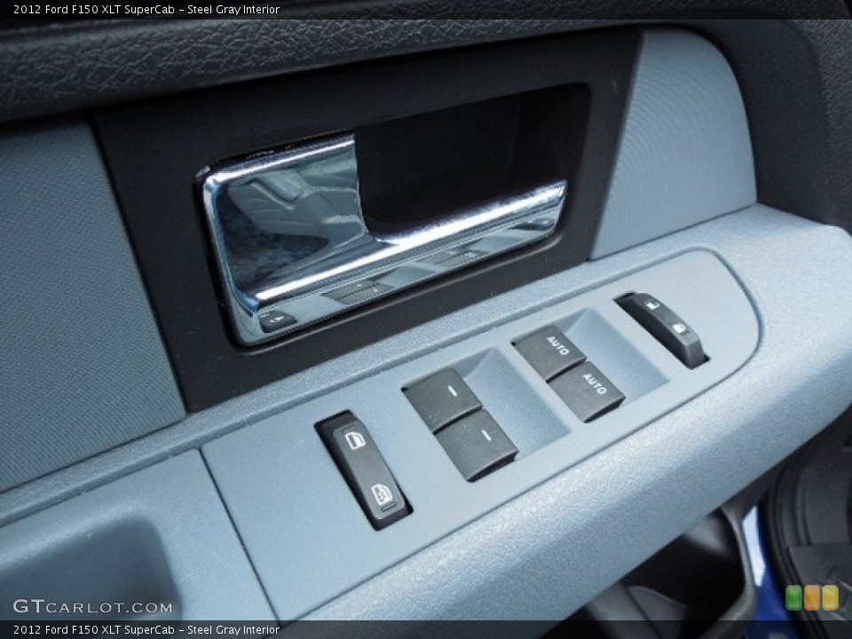 Steel Gray Interior Controls for the 2012 Ford F150 XLT SuperCab #83984616