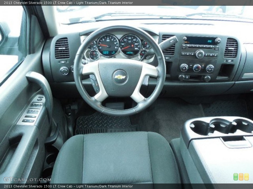 Light Titanium/Dark Titanium Interior Dashboard for the 2013 Chevrolet Silverado 1500 LT Crew Cab #83985147