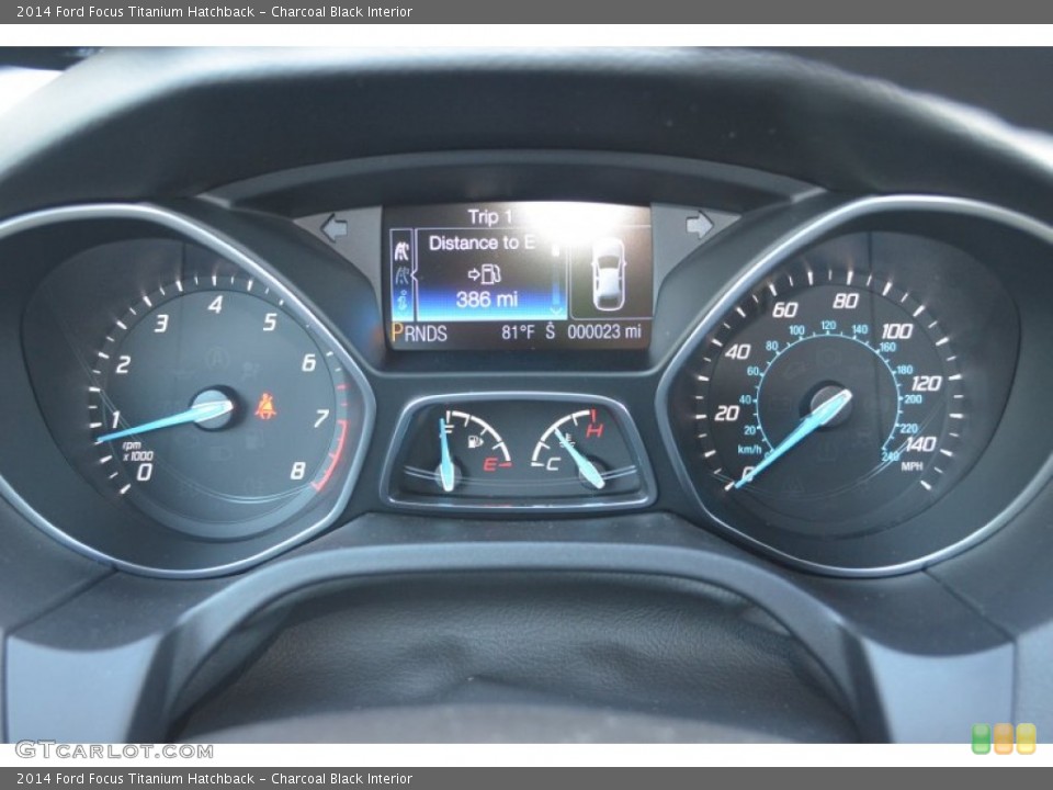 Charcoal Black Interior Gauges for the 2014 Ford Focus Titanium Hatchback #83985153