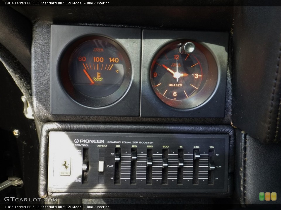Black Interior Gauges for the 1984 Ferrari BB 512i  #83985639