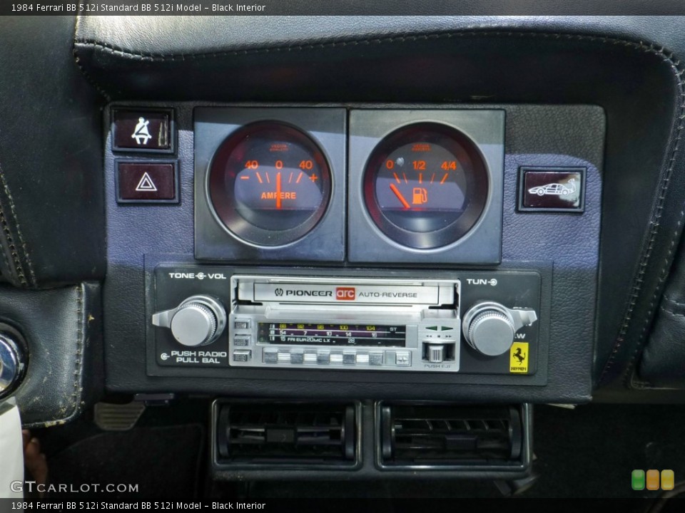 Black Interior Gauges for the 1984 Ferrari BB 512i  #83985687