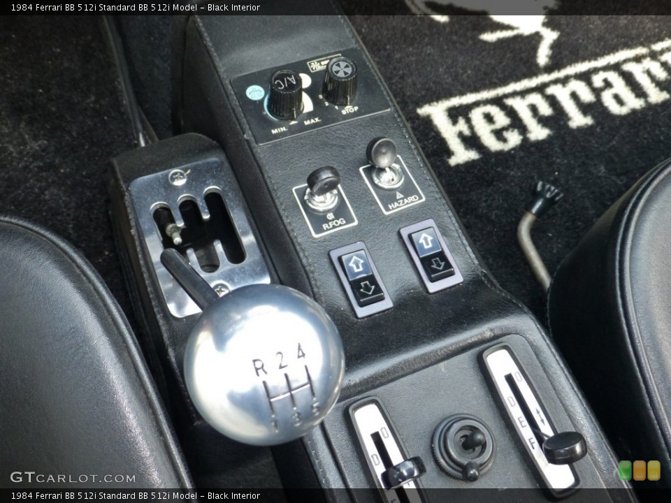Black Interior Transmission for the 1984 Ferrari BB 512i  #83985738