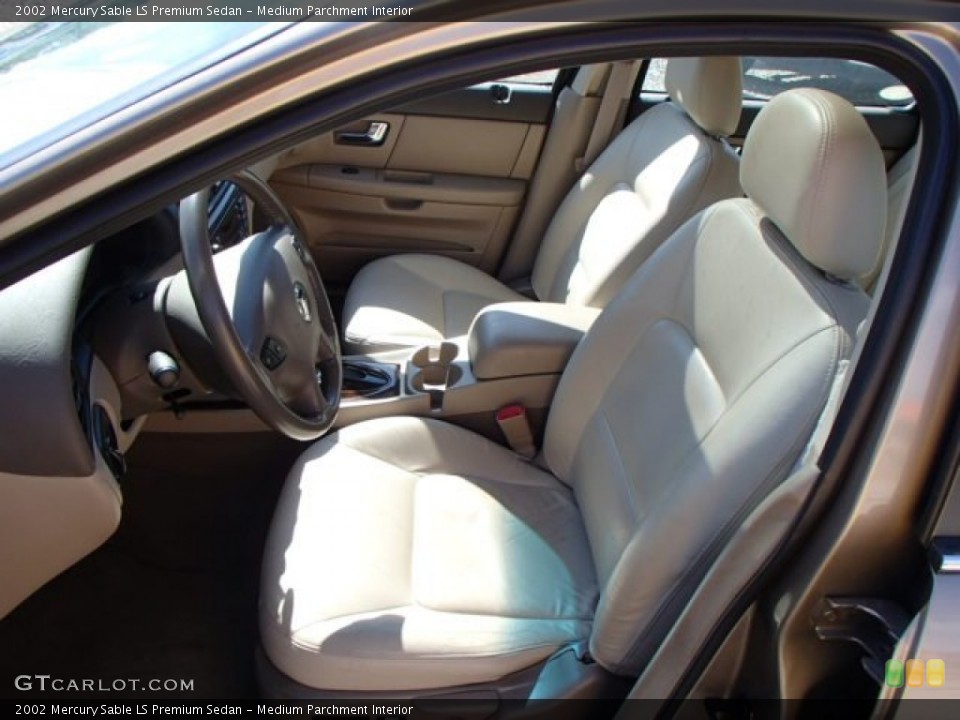 Medium Parchment Interior Front Seat for the 2002 Mercury Sable LS Premium Sedan #83985810