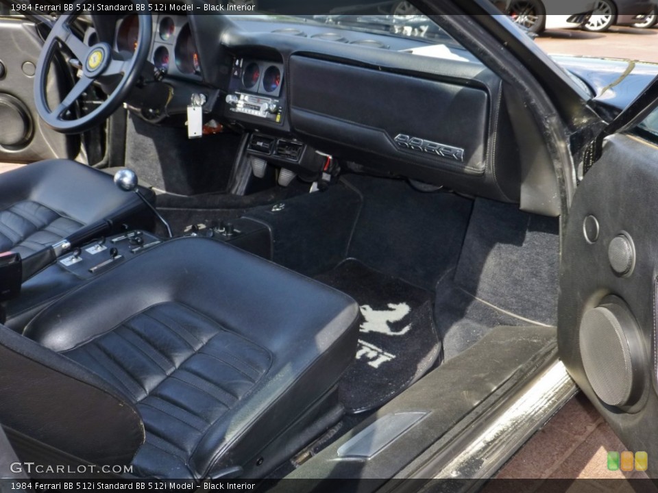 Black Interior Photo for the 1984 Ferrari BB 512i  #83985834