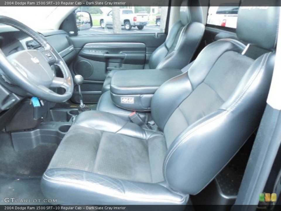 Dark Slate Gray Interior Photo for the 2004 Dodge Ram 1500 SRT-10 Regular Cab #83986125